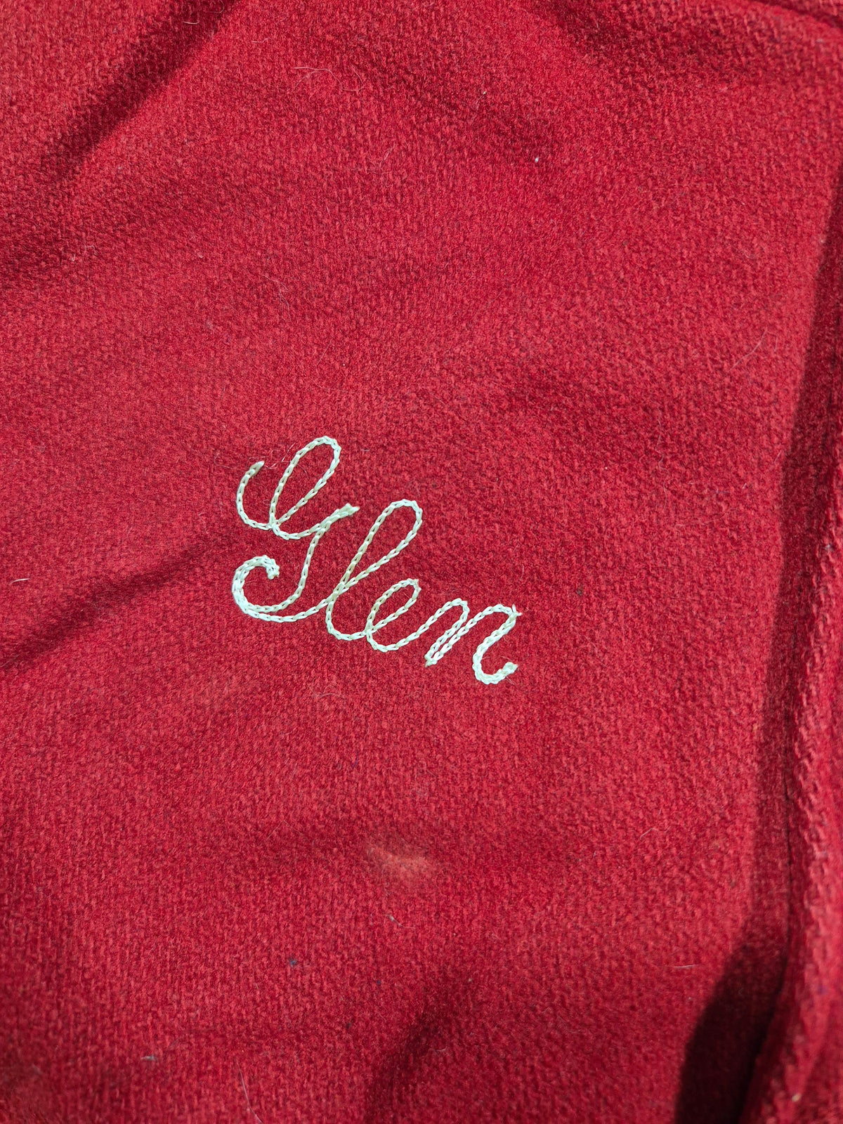 Vintage Butwin Varsity Jacket (M) Rot Collegejacke Liberty Soccer 70s 80s Letterman
