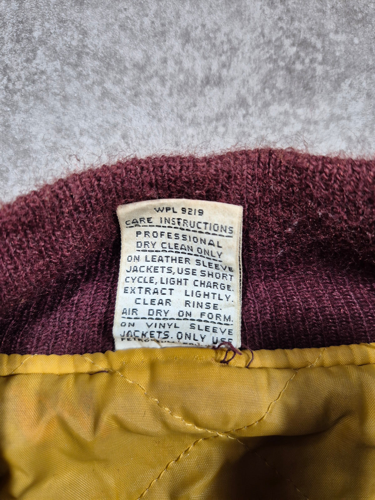 Vintage Kaye Bros Varsity Jacket (S) 80s College Lederärmel