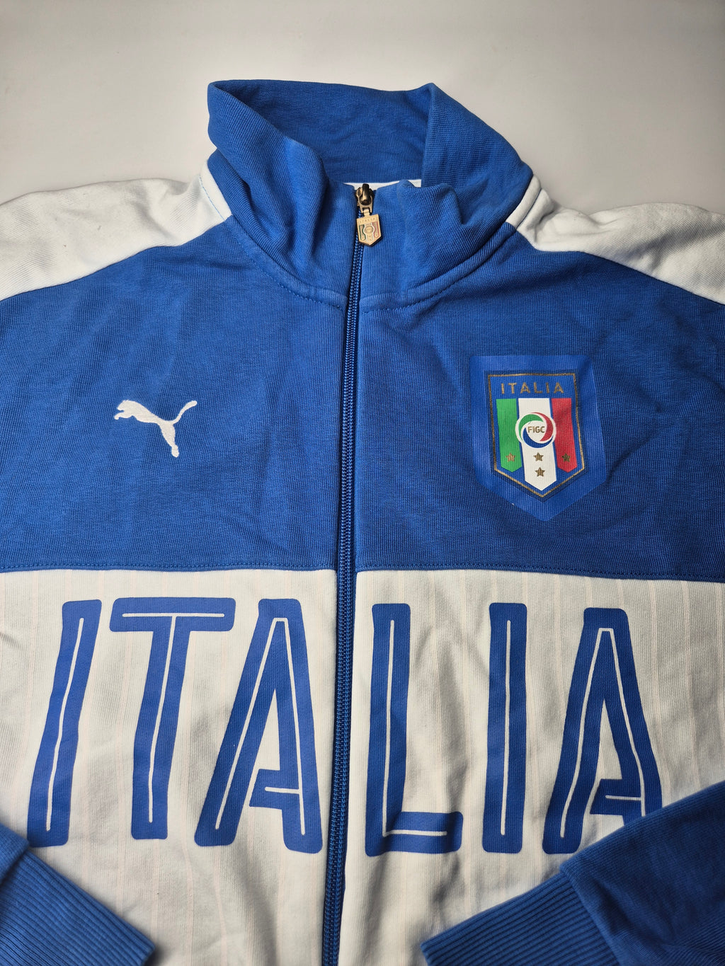 Puma Vintage Italy Track Jacket Blue White (L)