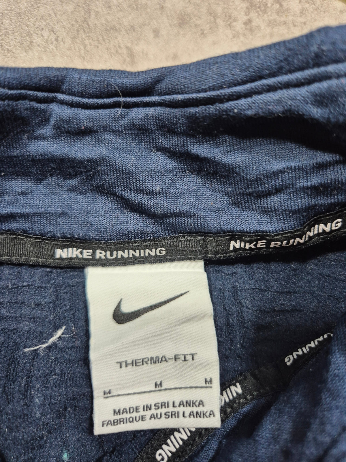 Nike Running Therma-FIT Longsleeve (M) Blau 1/4 Zip
