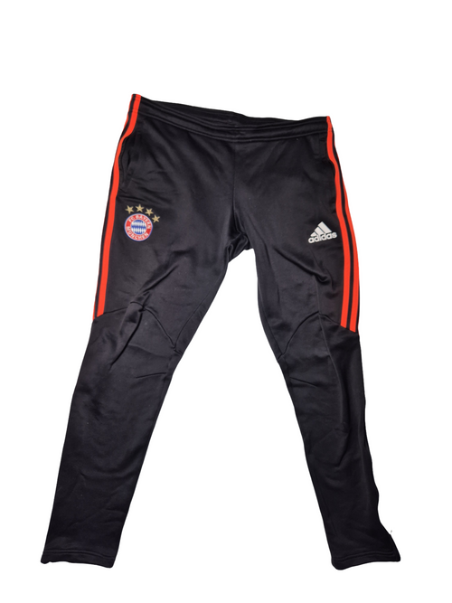Adidas Bayern Track-Pants Black Orange (S)