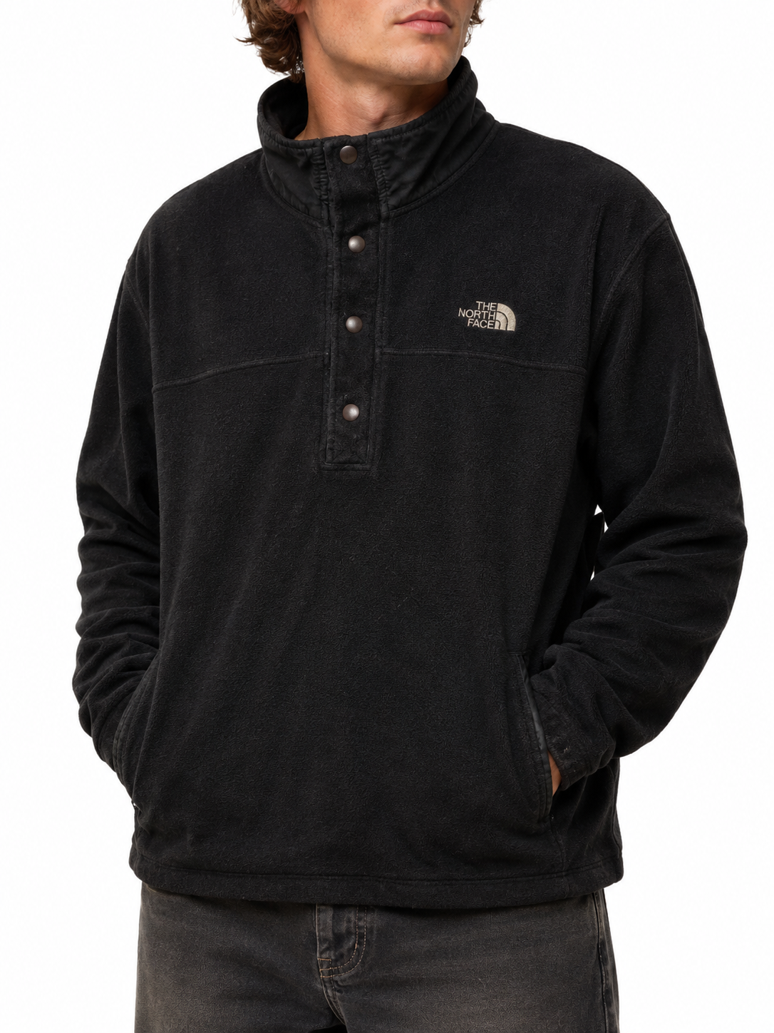 The North Face Fleece Jacket Black (L)
